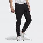 ESSENTIALS FRENCH TERRY TAPERED CUFF LOGO PANTS SVARTAR